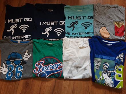 4x tričko trička i jednotlivě, 164