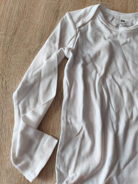 Dětské bavlněné bodýčko, h&m,104