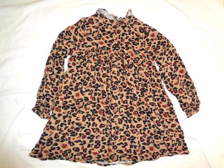 Krásné příjemné tygrované šaty od nextu, next,116
