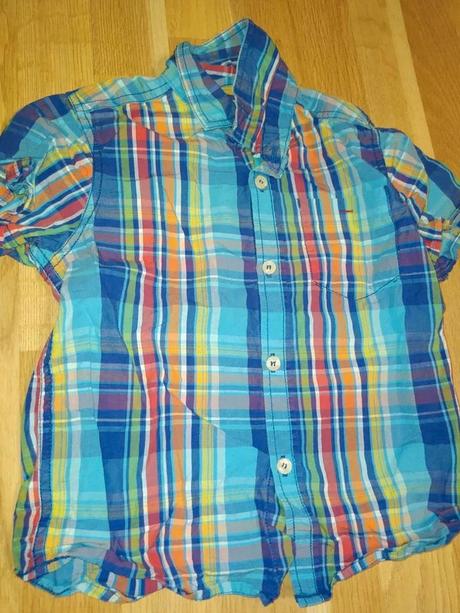 Letní modrá košile s pruhy 104 next, next,104