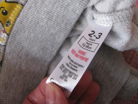 Chlapecká šedá bavlněná mikina s medvídky, george,98