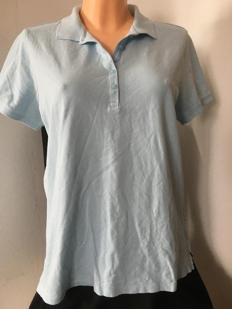 Modrá dámská polokošile, 42