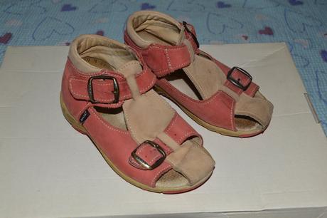Cihlově červené zdravotní kotníkové sandálky, santé,27
