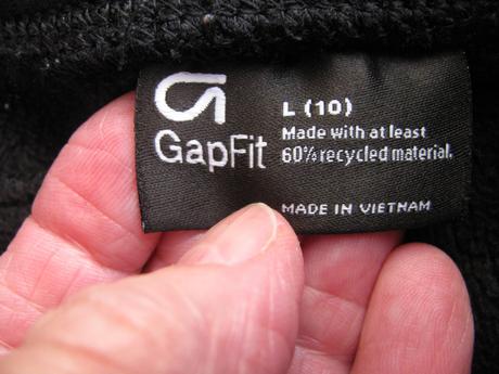 Chlapecké černé tepláky s hřejivou podšívkou, gap,140