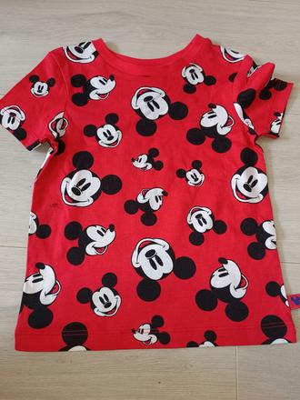 Červené tričko s mickeymausem 86 george, george,86