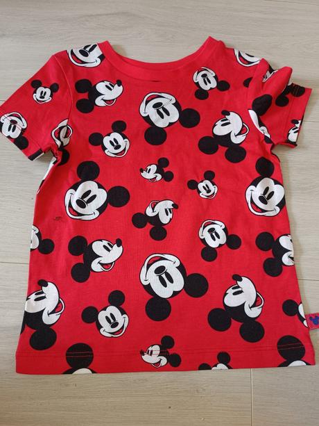 Červené tričko s mickeymausem 86 george, george,86