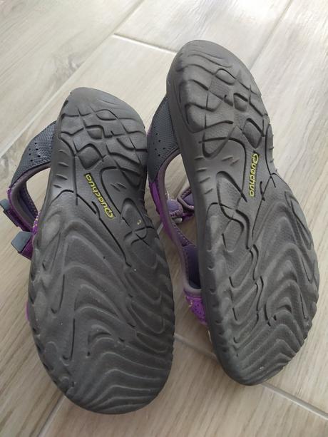 Fialové sandály, quechua,34