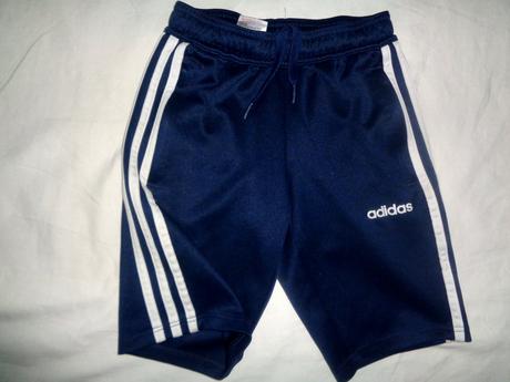 Tmavomodré šortky adidas 7/8 let, adidas,128