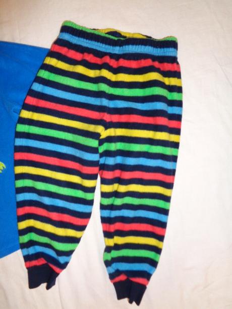 Flízový komplet - raketa a pruhované kalhoty, george,92