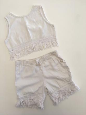 Dívčí letní komplet (6 - 8 let), h&m,122
