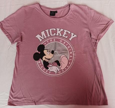 Dívčí růžové triko krátký rukáv mickey mousedisney, disney,40