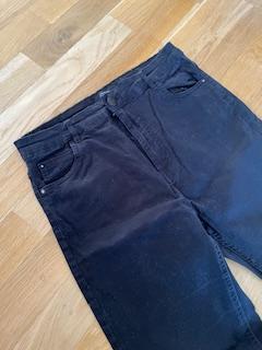 Černé úzké kalhoty vyšší pas, reserved,38