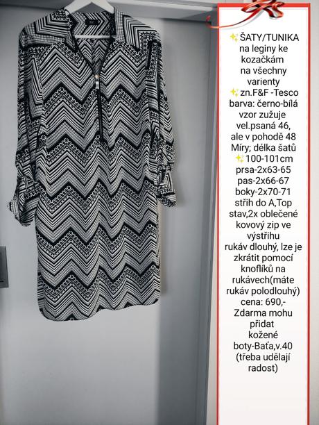 Šaty -vel.46-48,zn f&f, f&f,46