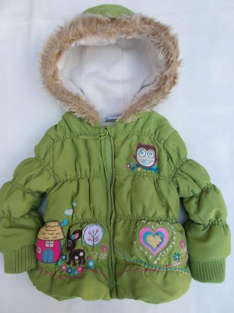 Zimní bunda s obrázky, berti,80