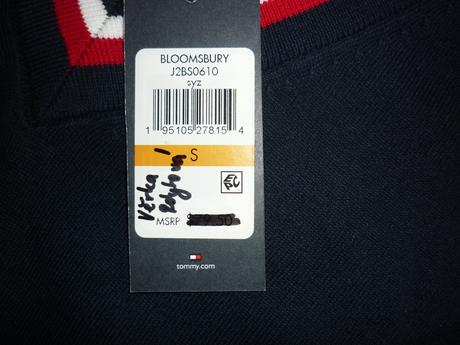 Navy svetřík s podšitou bílou košilí tommy hilfige, tommy hilfiger,s