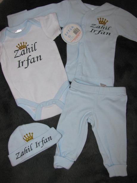 Novorozenecká souprava na chlapečka-4 pack v.50/56, 50