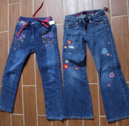 2x džíny, vel. 116, gap,116