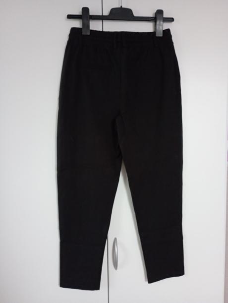 Černé kalhoty s vyšším pasem, sinsay,m