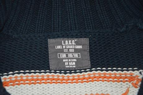110 116 122 bavlněný svetr, h&m,116
