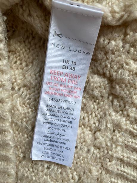 Oversize propínací svetr vel. m/l new look, new look,38