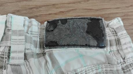 Plátěné kraťásky, h&m,98