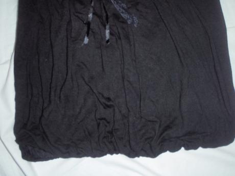 Luxusní černý delší balónový topík pro slečny, young dimension,140