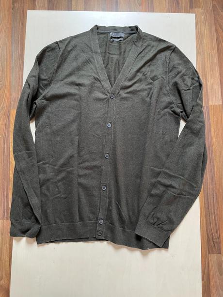 Tmavý khaki svetr, vel l/xl (nebo l pánský), marks, marks & spencer,l
