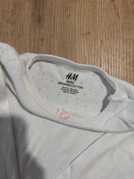 Bílé body, h&m,74