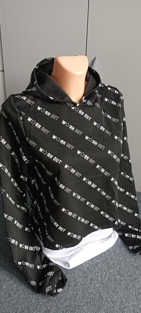 2v1 tílko + croptop mikina zn."ergeenomixx", 164