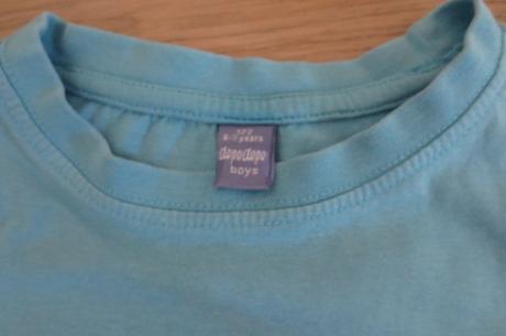 2x tričko/triko krátký rukáv 6-7 let, dopodopo,122