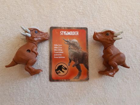 Dětská hračka - dvě postavičky, figurky, dinosaurů, 