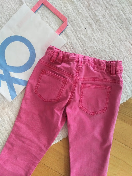 Benetton luxusní rifle kalhoty xs, 110, benetton,110