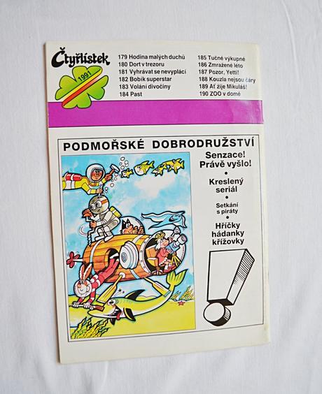 Dětský časopis čtyřlístek 184/ past,
