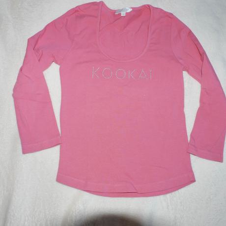 Kookai ruzove 3/4 rukav velikost znacena 1 , kookai,xs