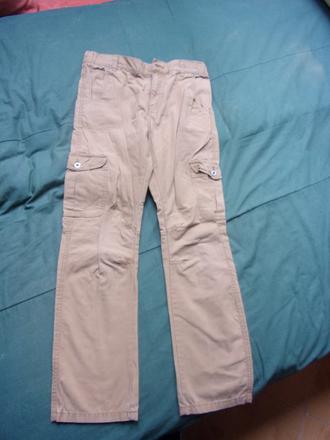 Plátěné kalhoty, marks & spencer,158