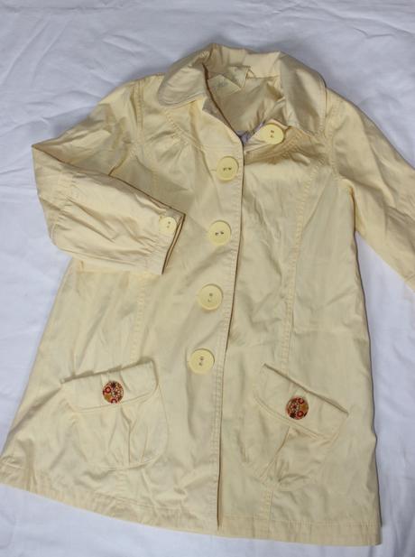 036. krásný žlutý kabátek-baloňák 7-8 let, george,128