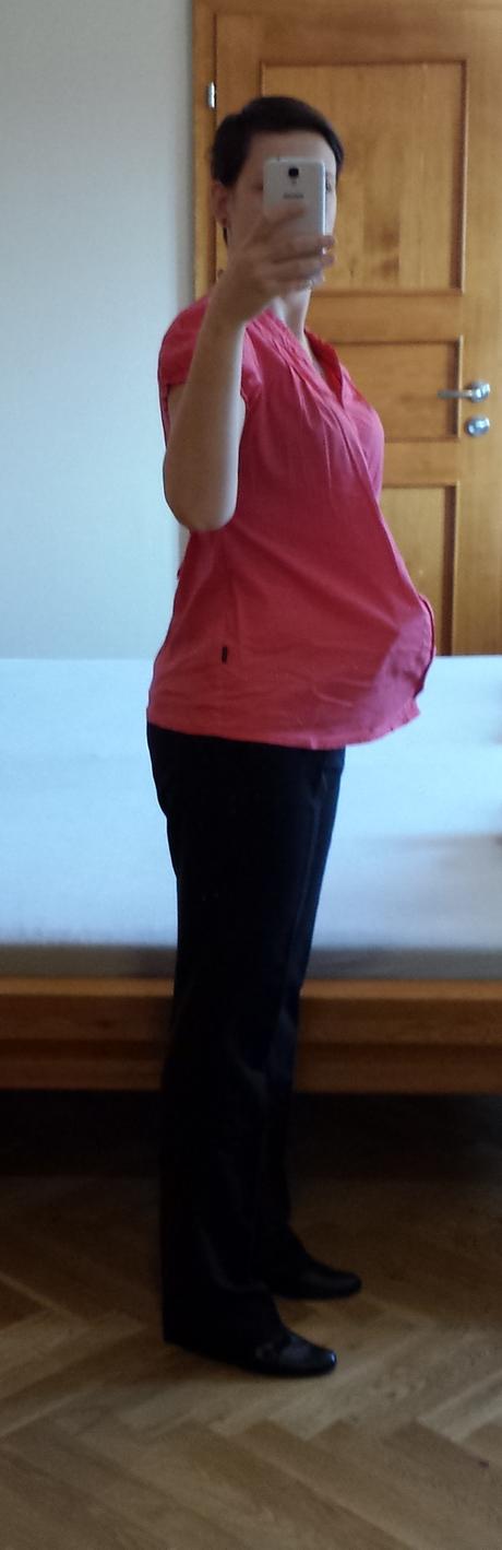 H21	těhotenská elegantní společenská košile, s