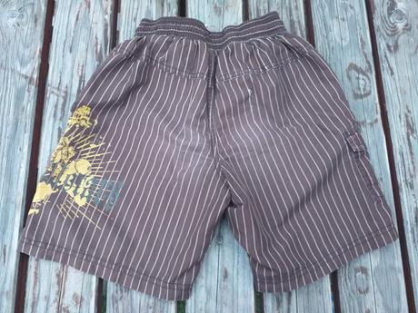 Plážové šortky chlapecké - proužkované, vel. 110, c&a,110