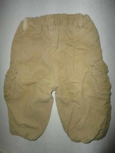 Vypodložené gaťky hm, vel. 6-9 měsíců, h&m,74