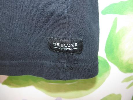 Dětské modré bavlněné tričko s lebkou deeluxe, 146