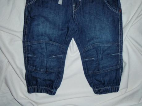 Super komplet riflíků a žlutého trička, h&m,92