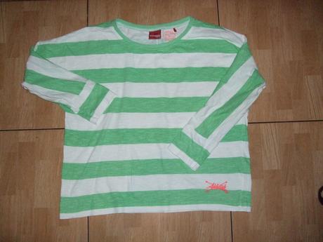 Pruhované tričko s raglán. rukávmi manguun teens, topomini,164