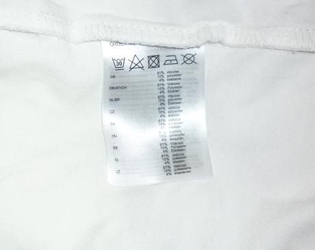 Krémově bílé dámské tričko takko fashion, takko,s