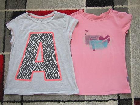 2 x tričko pro holku vel.134 zn.wolf a c & a, wolf,134