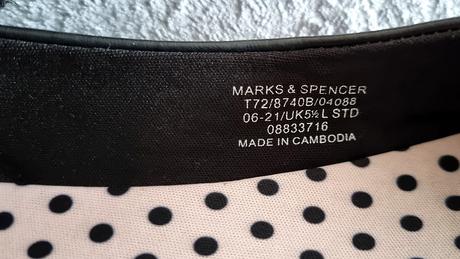 Kožené boty na klínku vel. 38,5, marks & spencer,38