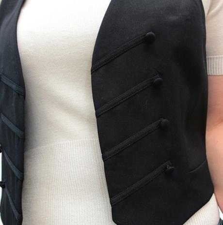 Nová černá vestička bez zapínání f&f vel.38, f&f,38 / m