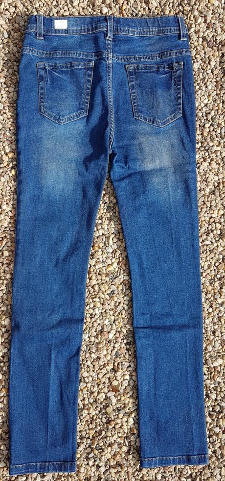 N27	dívčí rifle skinny vel. 152, denim co,152