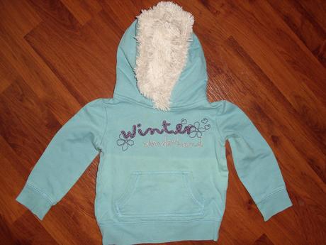 Mikina s kožíškem na kapuci, f&f,98