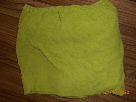 Zelené froté prostěradlo, šířka (cm): 60,délka (cm): 120