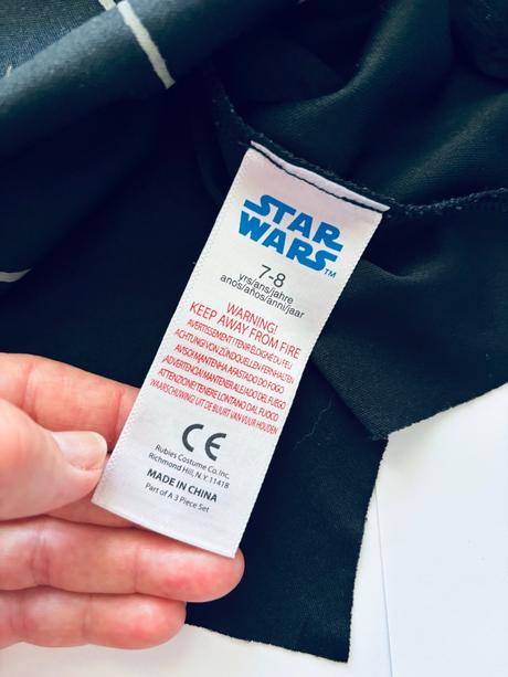 Ob/ kostym star wars - v.7/8 let, 